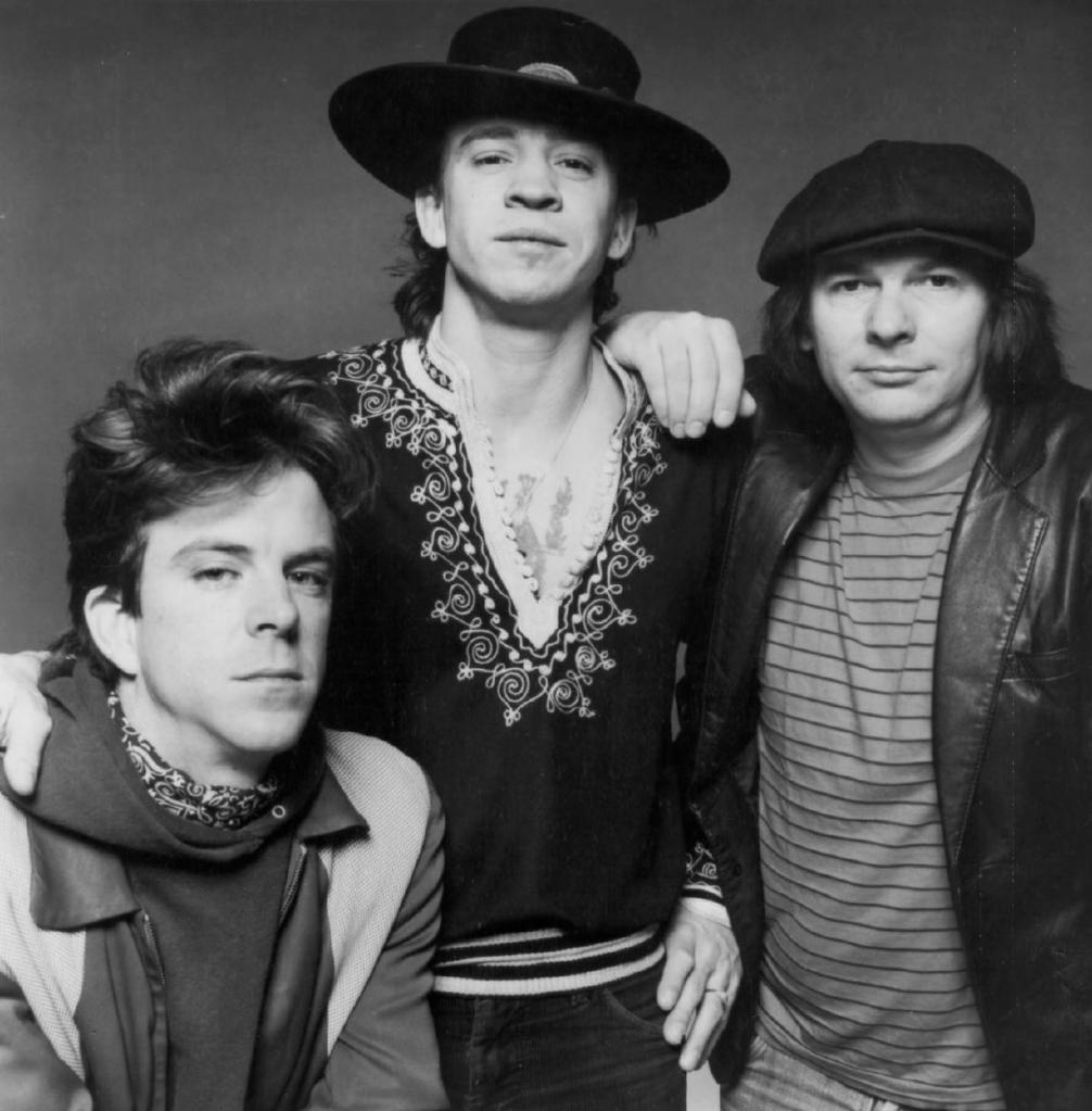 Stevie Ray Vaughan and The Double Trouble, 1983 publicity photo by Don Hunstein