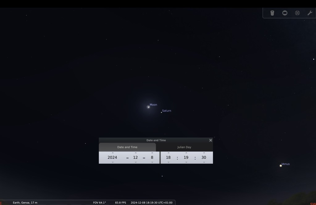 Congiunzione Luna - Saturno