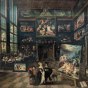 Intérieur d'une galerie de tableaux et d'objets d'art - Cornelis de Baellieur - Musée du Louvre Peintures MI 699