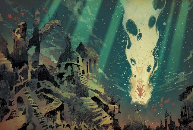 Splash Page senza titolo per l'opera Paperone in Atlantide