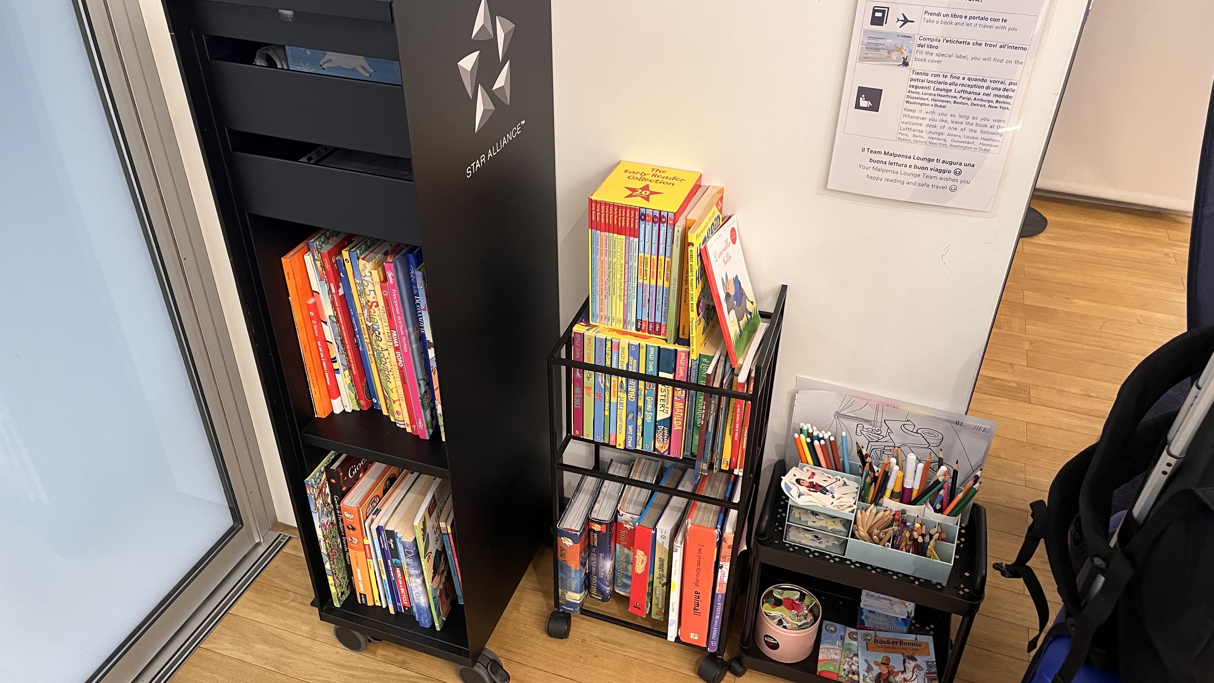Angolo Bambini Lounge Lufthansa Malpensa