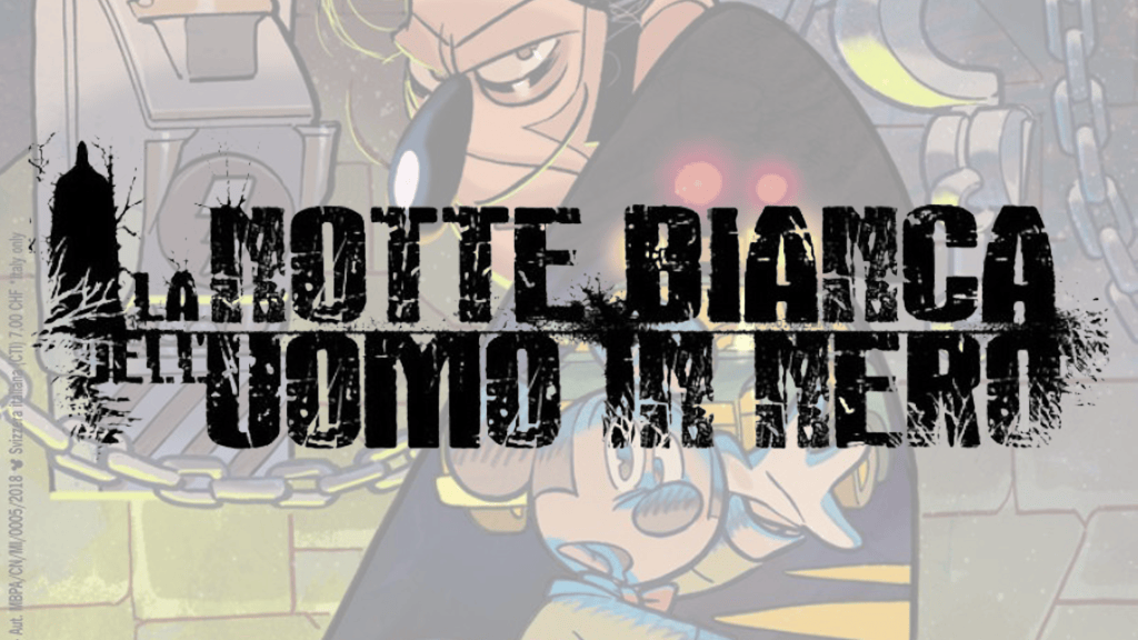 Immagine di Copertina per l'articolo su La Notte Bianca dell'Uomo in Nero di Nucci e Casty su Topolino 3965