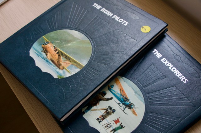 copertine "Bush Pilots" e "The Explorers" della serie The Epic of Flight